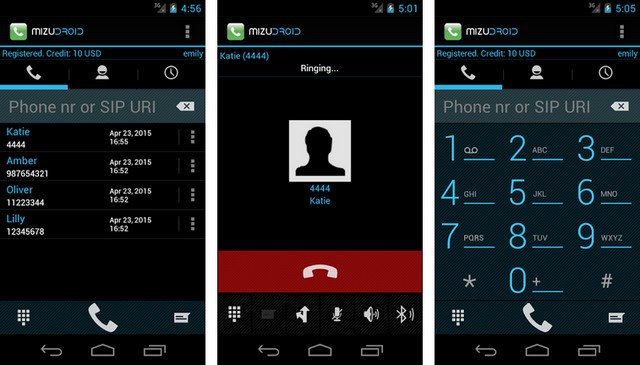 MizuDroid SIP VOIP Softphone