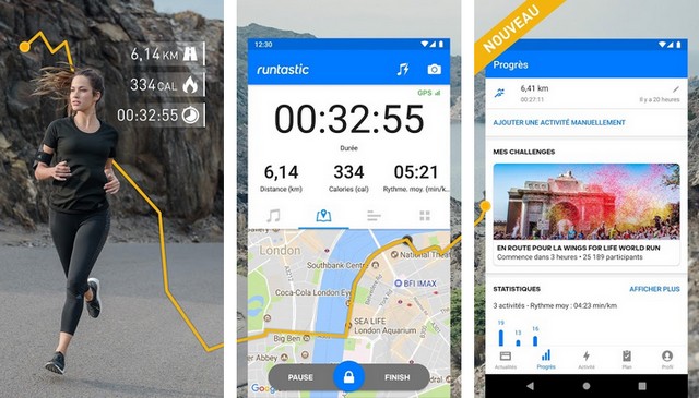 Runtastic Course à pied et fitness