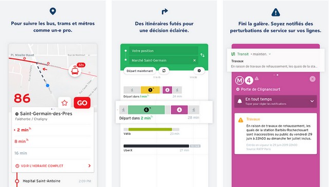 Transit - Application de transports en commun