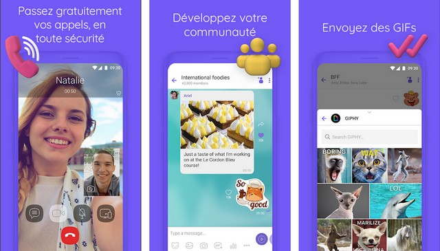 Viber Messenger - meilleure application VoIP