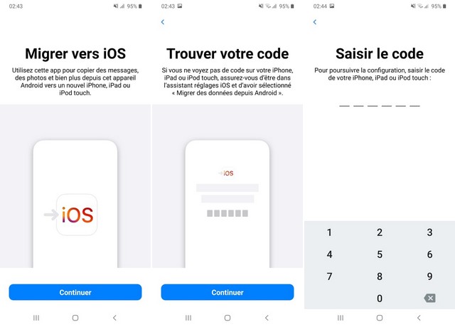 Transférer les contacts Android vers iPhone
