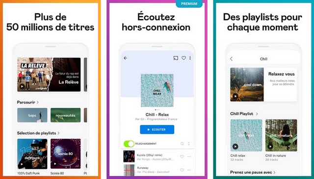 Deezer - application de musique en streaming