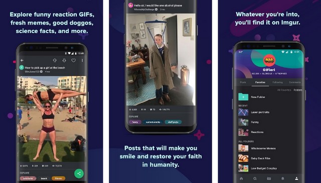 Imgur - meilleure application comme Instagram