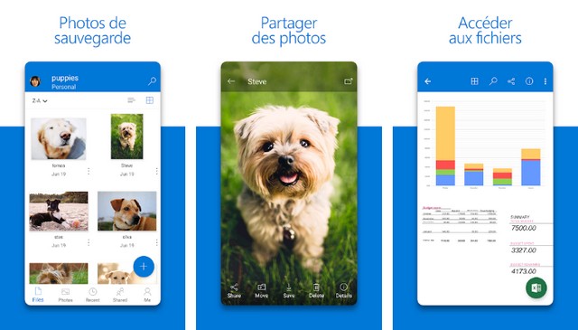 Microsoft OneDrive - meilleur application de stockage cloud