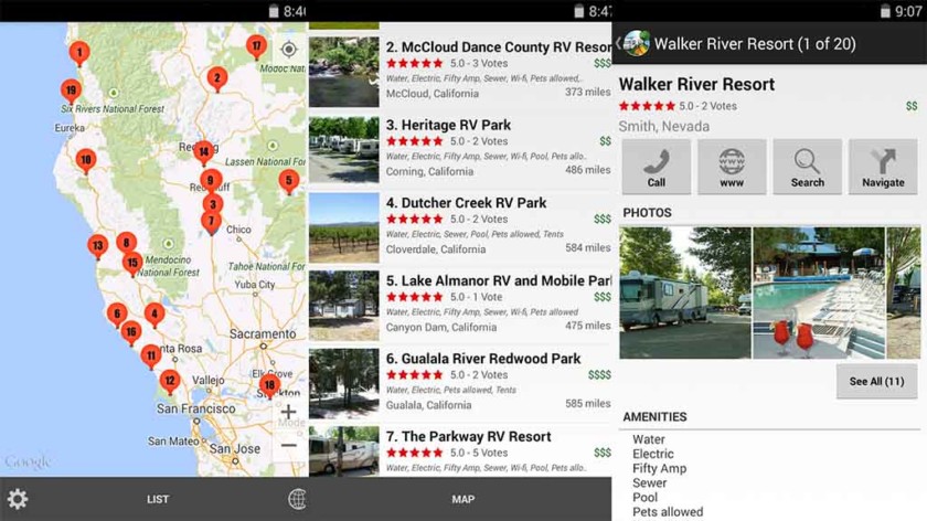 RV Parks & Campgrounds