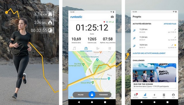 Runtastic Course - Application de santé