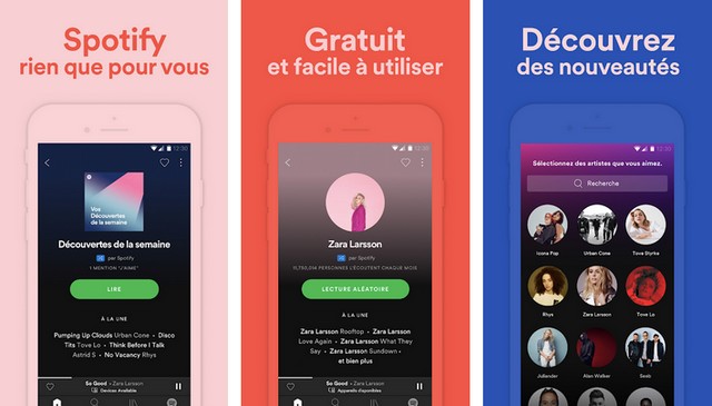 Spotify - application de musique en streaming