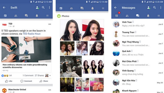 Swift pour Facebook Lite