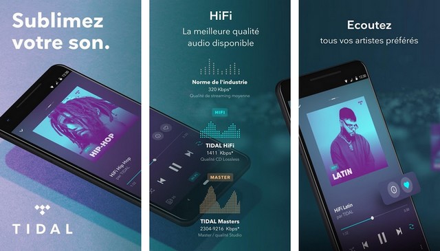 TIDAL - application de musique en streaming