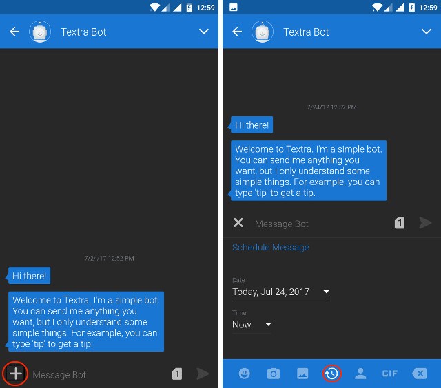 textra not showing all messages textra not showing all messages