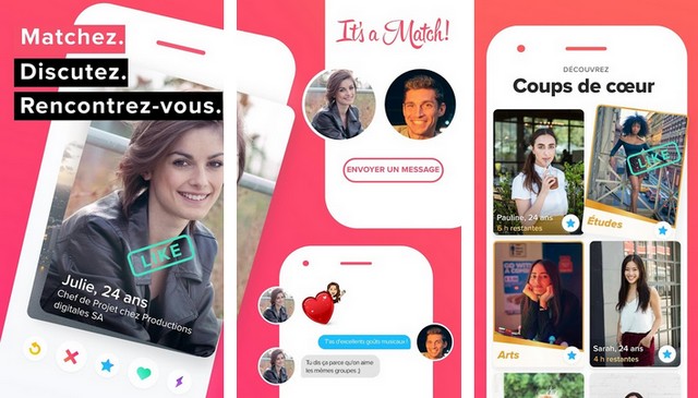 Tinder - application de rencontre