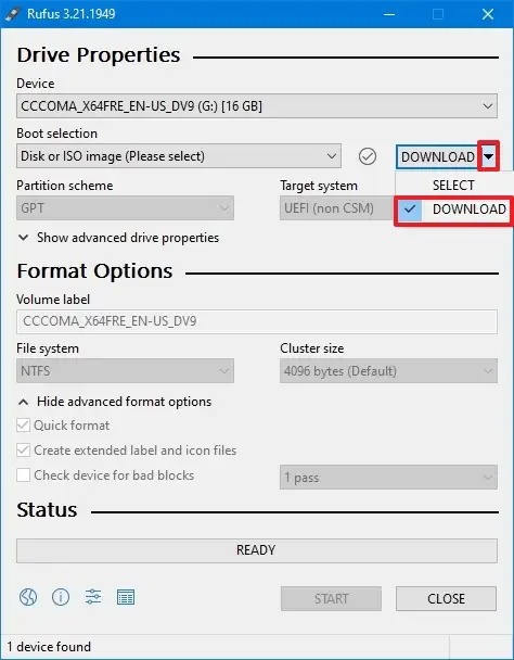 Créer une clé USB bootable pour Windows 10