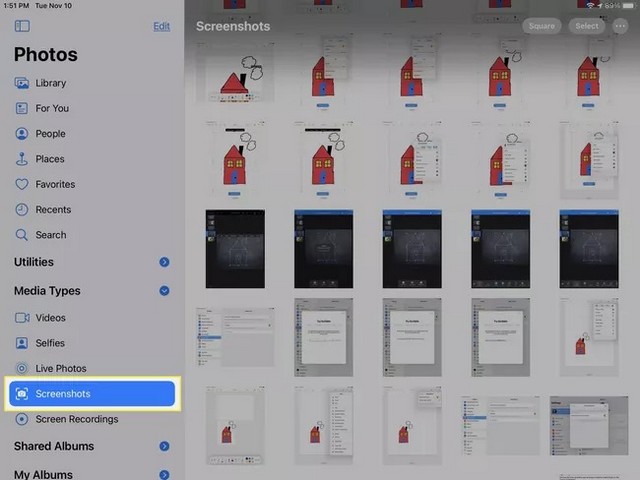Select Screenshots