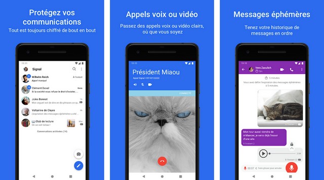 Signal Messager privé