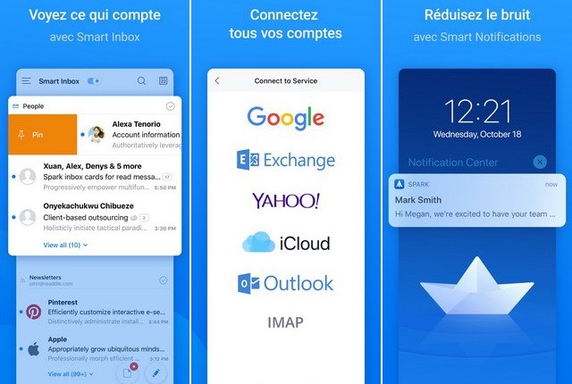 Spark Mail - meilleure application de messagerie