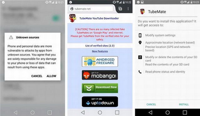 Télécharger des vidéos YouTube avec TubeMate