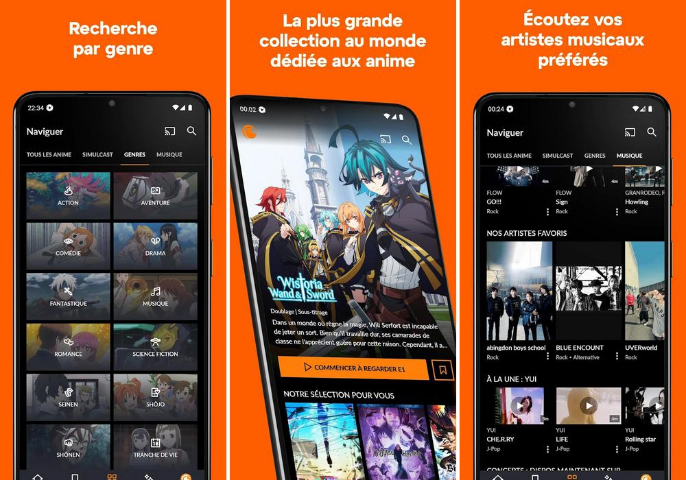 Crunchyroll - meilleure application pour regarder des animes