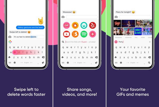 Fleksy - application de clavier