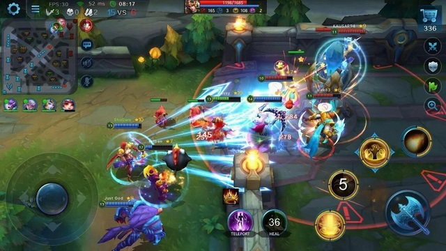 Heroes Evolved - jeu MOBA sur Android