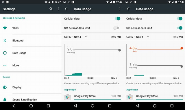 comment mettre une limite de données mobiles sur iphone