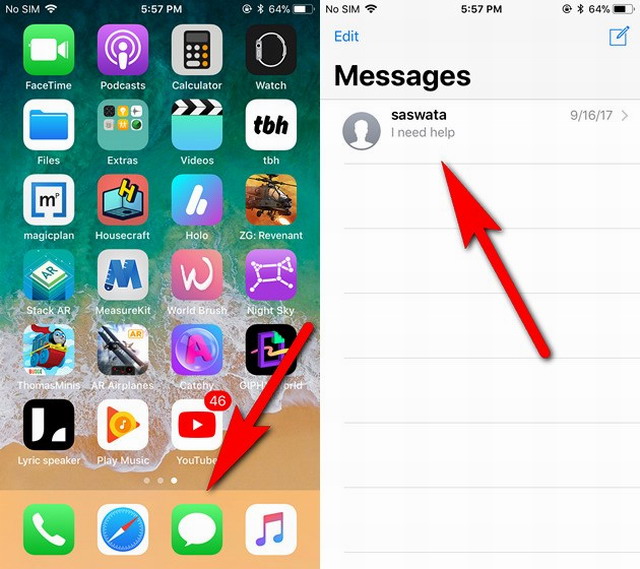 comment masquer les application sur iphone