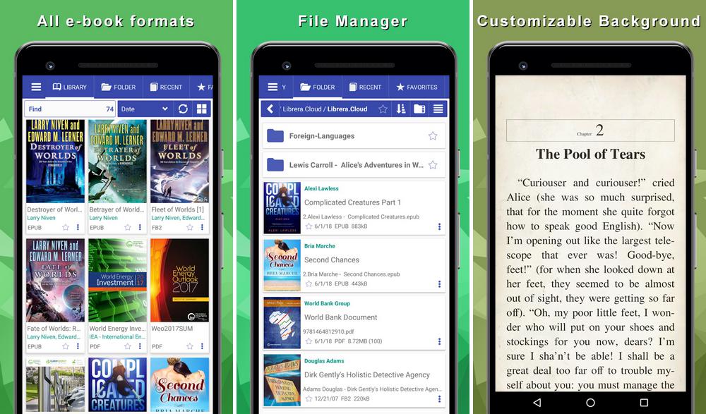 Librera - application pour lire des ebooks