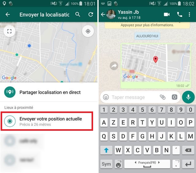 Comment Trouver Le Insta De Quelqu'un A Proximité Comment partager votre position avec vos amis sur WhatsApp | Info24Android