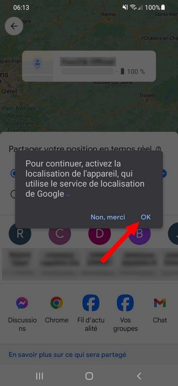 Activer la localisation de votre appareil