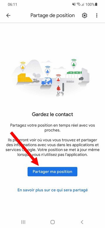 Partager ma position