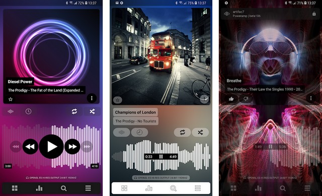 Poweramp - lecteurs de musique pour Android