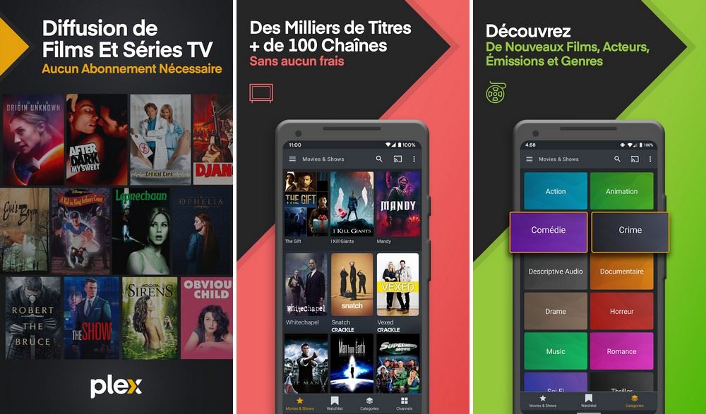 Plex - meilleur lecteur vidéo pour Android