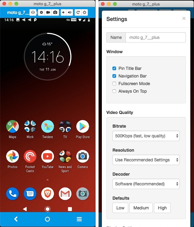 Caractéristiques de Vysor