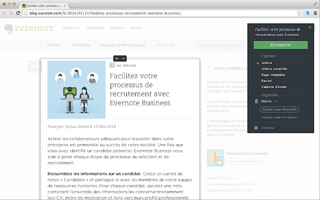 Evernote Web Clipper