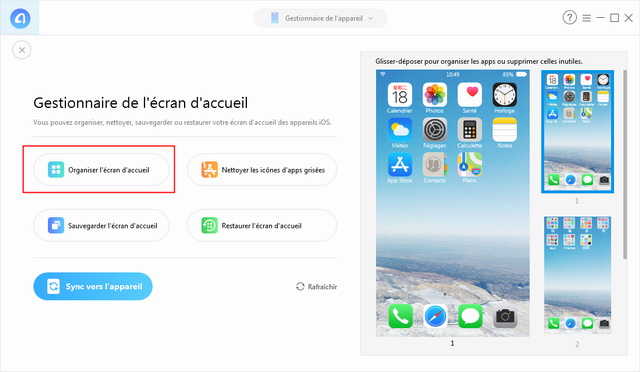 Comment organiser votre écran d'accueil d'iPhone depuis l'ordinateur
