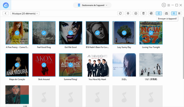 transférer les données depuis l'ancien iPhone