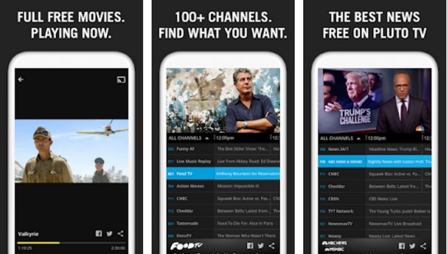 Pluto TV - application pour regarder des films