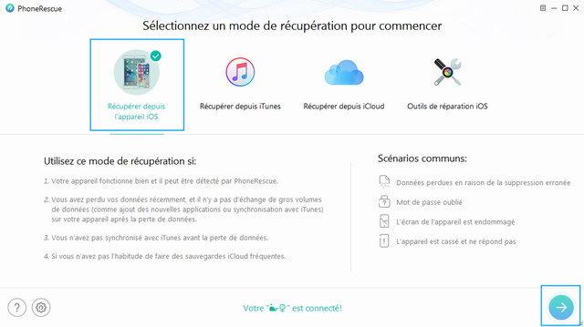 Récupérer les photos effacées sur iPhone