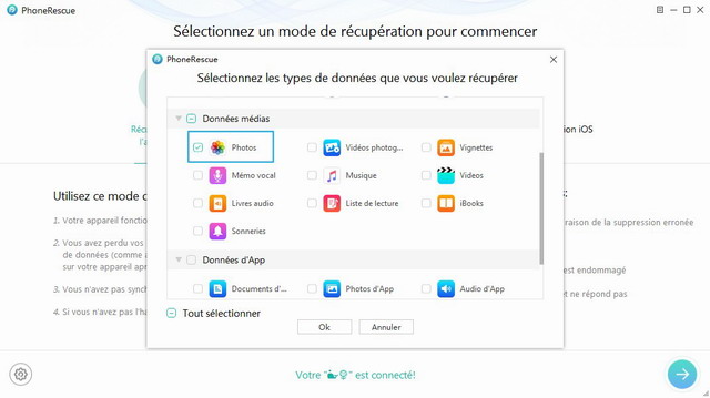 Récupérer les photos effacées sur iPhone