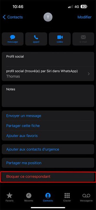 Bloquer les appels indésirables sur iPhone