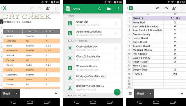 Google Sheets - application de gestion de budget