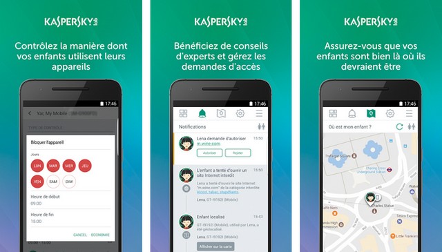 Kaspersky SafeKids Contrôle Parental