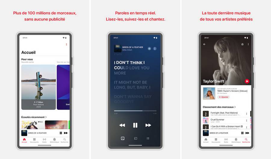Apple Music - meilleure application de musique hors ligne