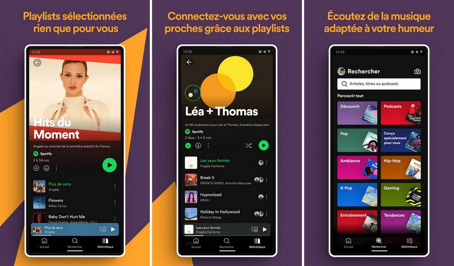 Spotify - meilleure application de musique hors ligne