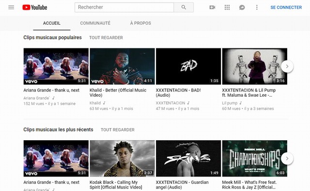 YouTube - meilleur site pour télécharger de la musique