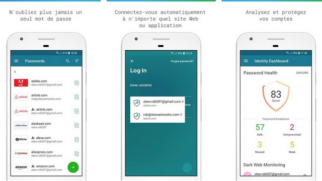 Dashlane - Gestionnaire de mots de passe