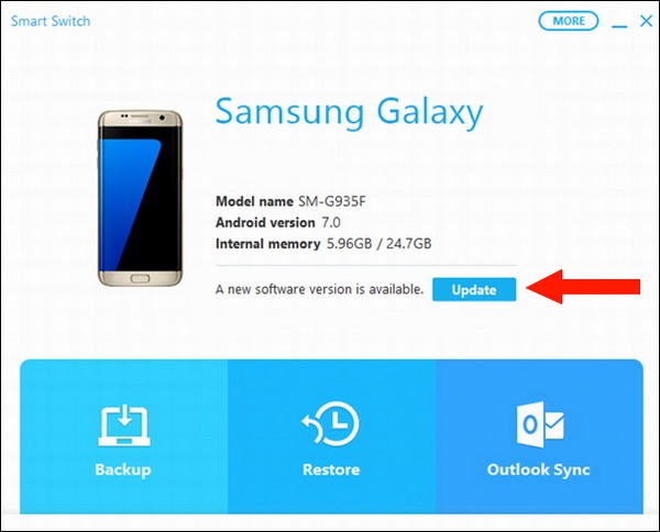 Utiliser Samsung Smart Switch pour mettre à jour votre téléphone