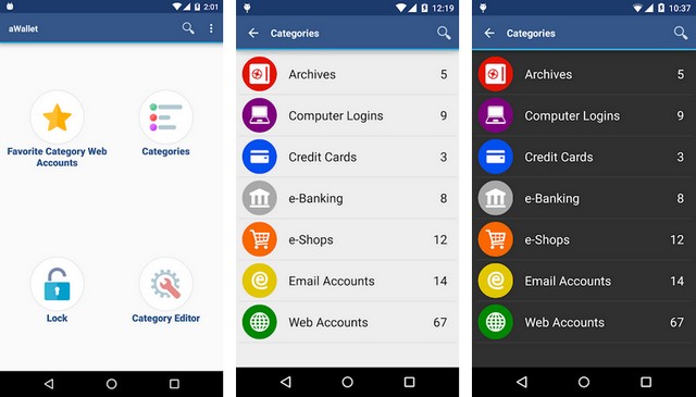 Wallet App pour Android