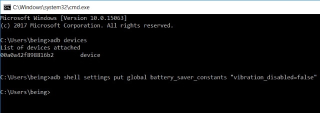Activer les vibrations sur appareil Android Oreo