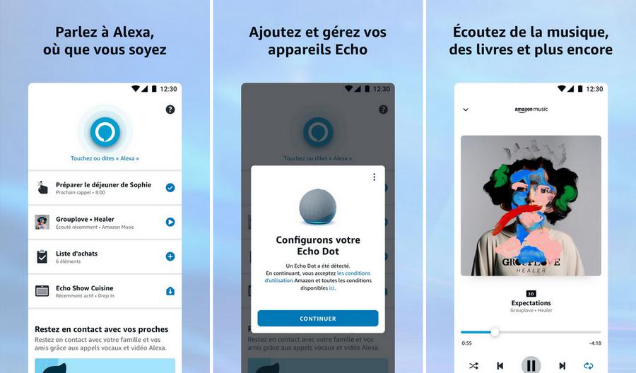 Amazon Alexa - application d'assistant personnel