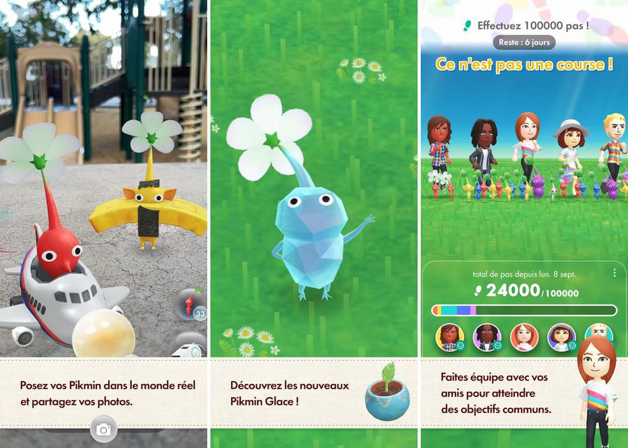 Pikmin Bloom - meilleur jeu en réalité augmentée